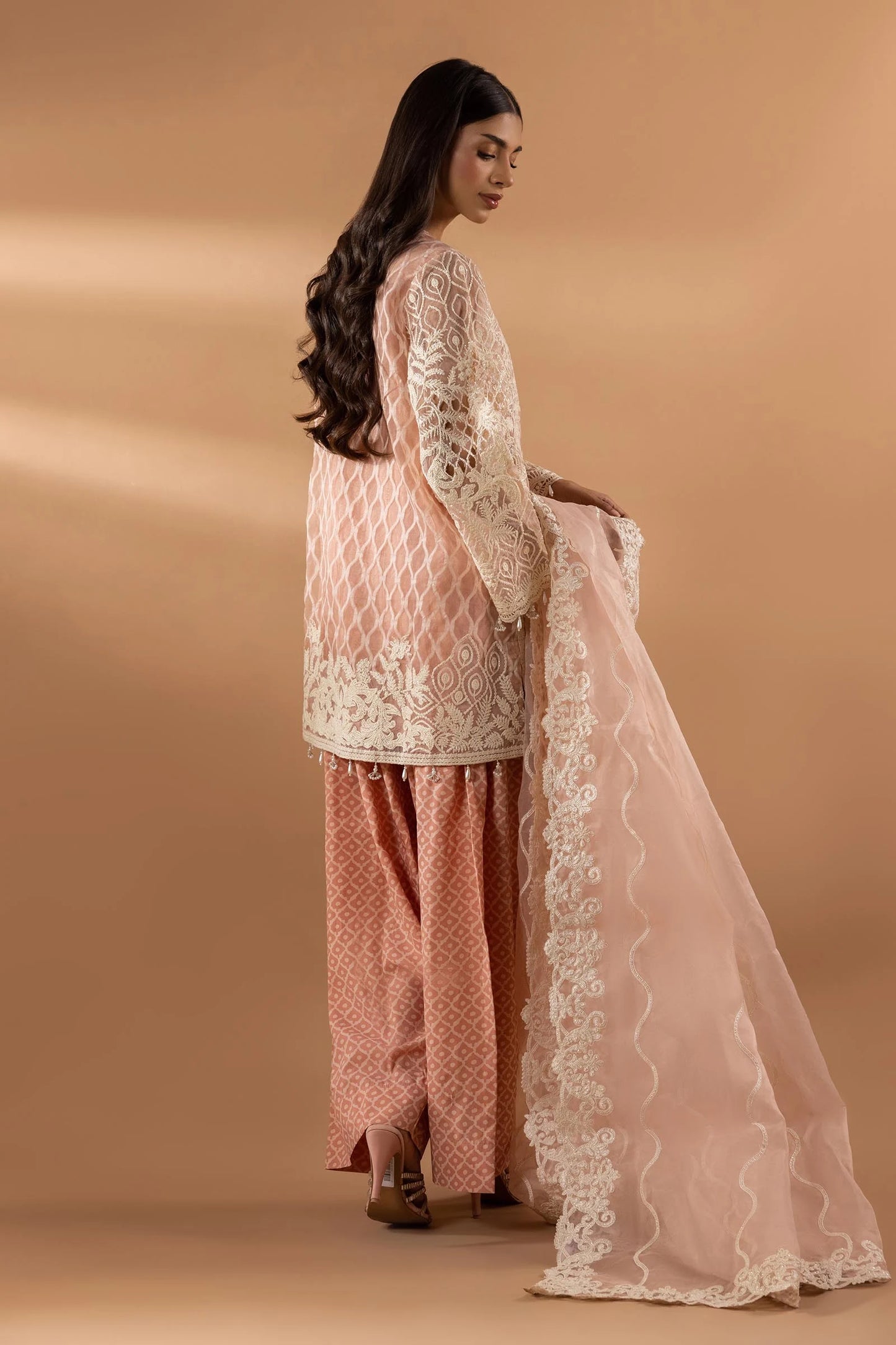 STITCHED EMBROIDERED SUIT | Sana Safinaz