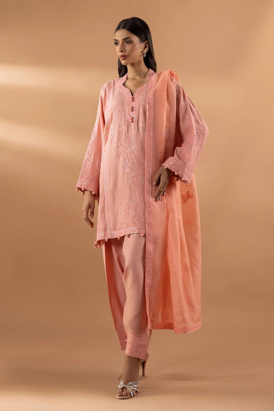 STITCHED SHIRT + BOTTOM + DUPATTA | Sana Safinaz