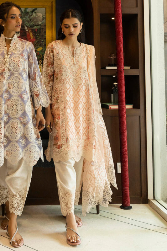 STITCHED EMBROIDERED SUIT | Sana Safinaz
