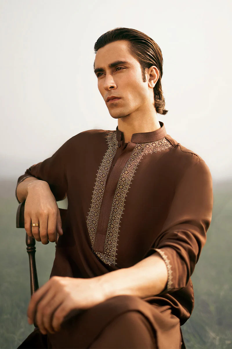 Brown Kurta Pajama | REPUBLIC MENSWEAR