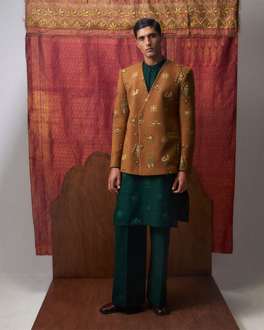 CYRUS JACKET | Khaddar Pret '26 | Jugnu Men