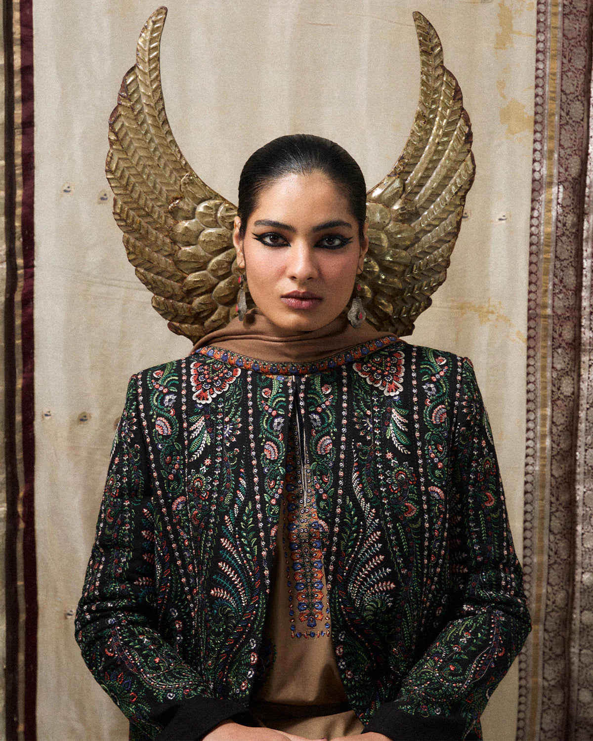 NAJMA COAT | Khaddar Pret '26 | Jugnu Women