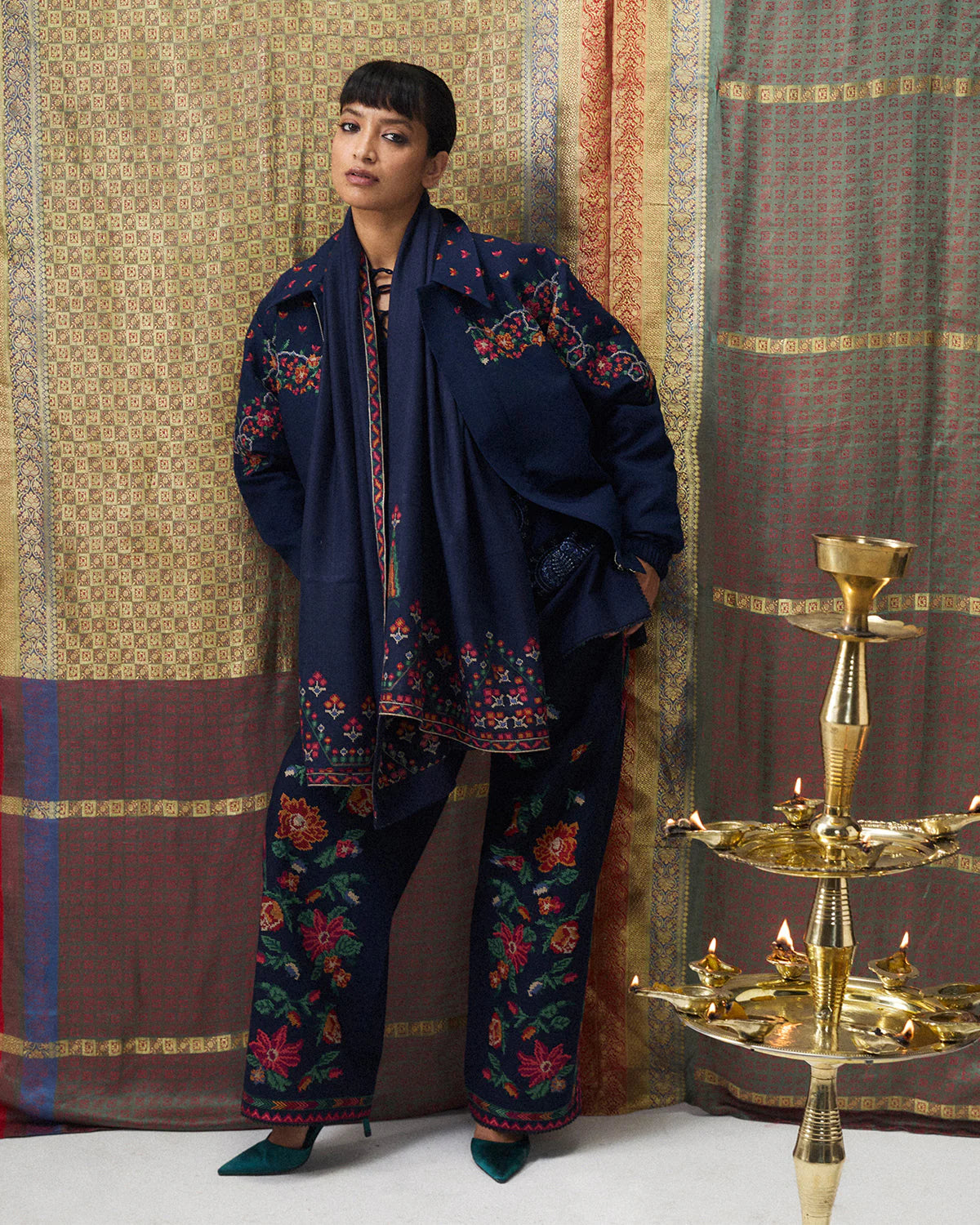 BAHAREH JACKET | Khaddar Pret '26 | Jugnu Women