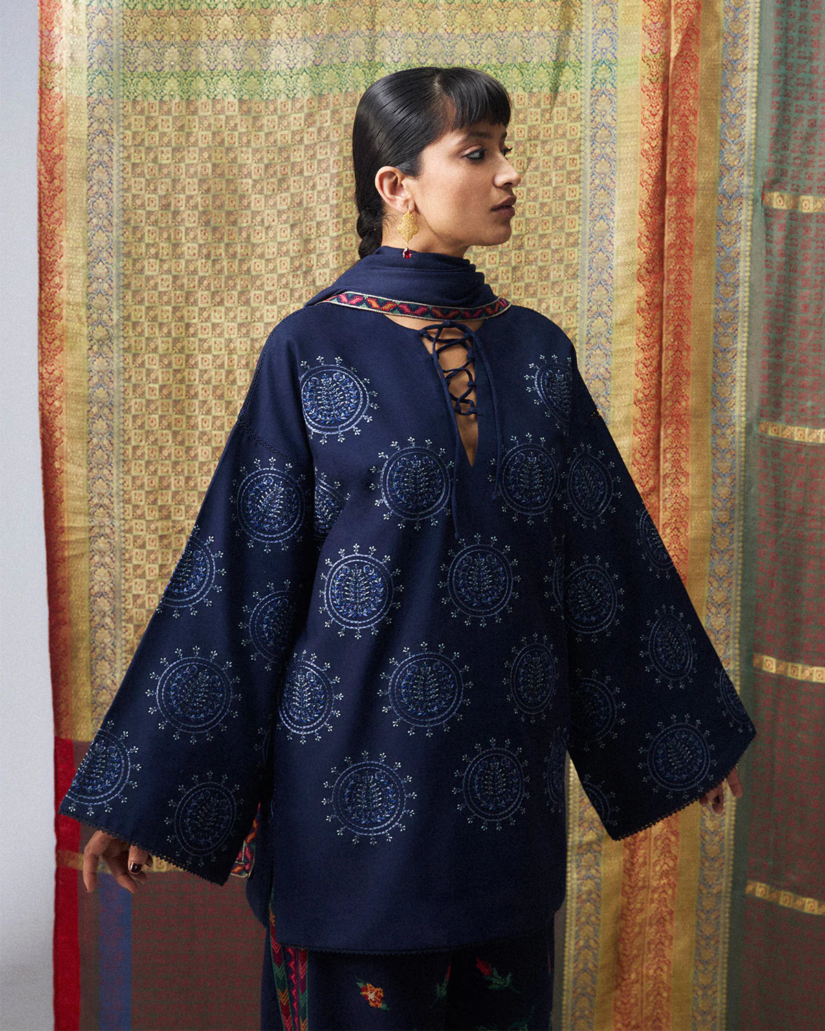 BAHAREH JACKET | Khaddar Pret '26 | Jugnu Women