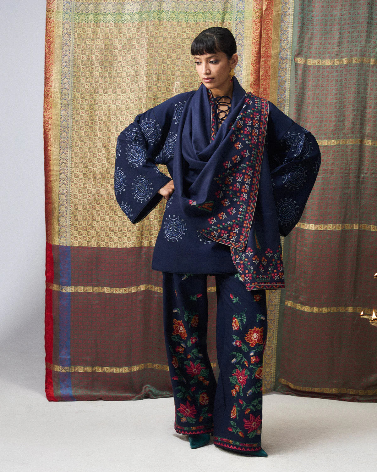 BAHAREH JACKET | Khaddar Pret '26 | Jugnu Women