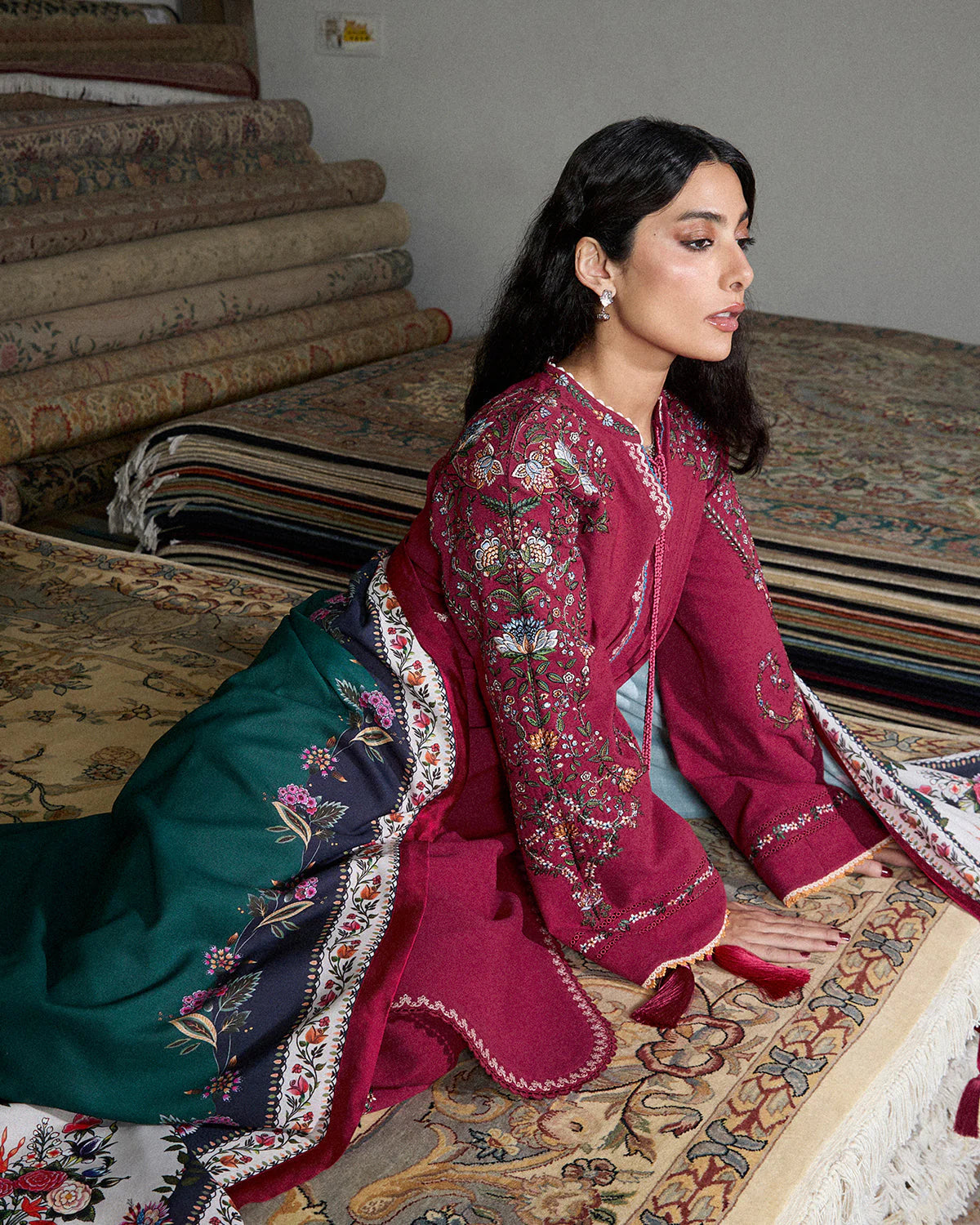 Hasti | Karandi Unstitched, AW 25 - Edit III | Jugnu