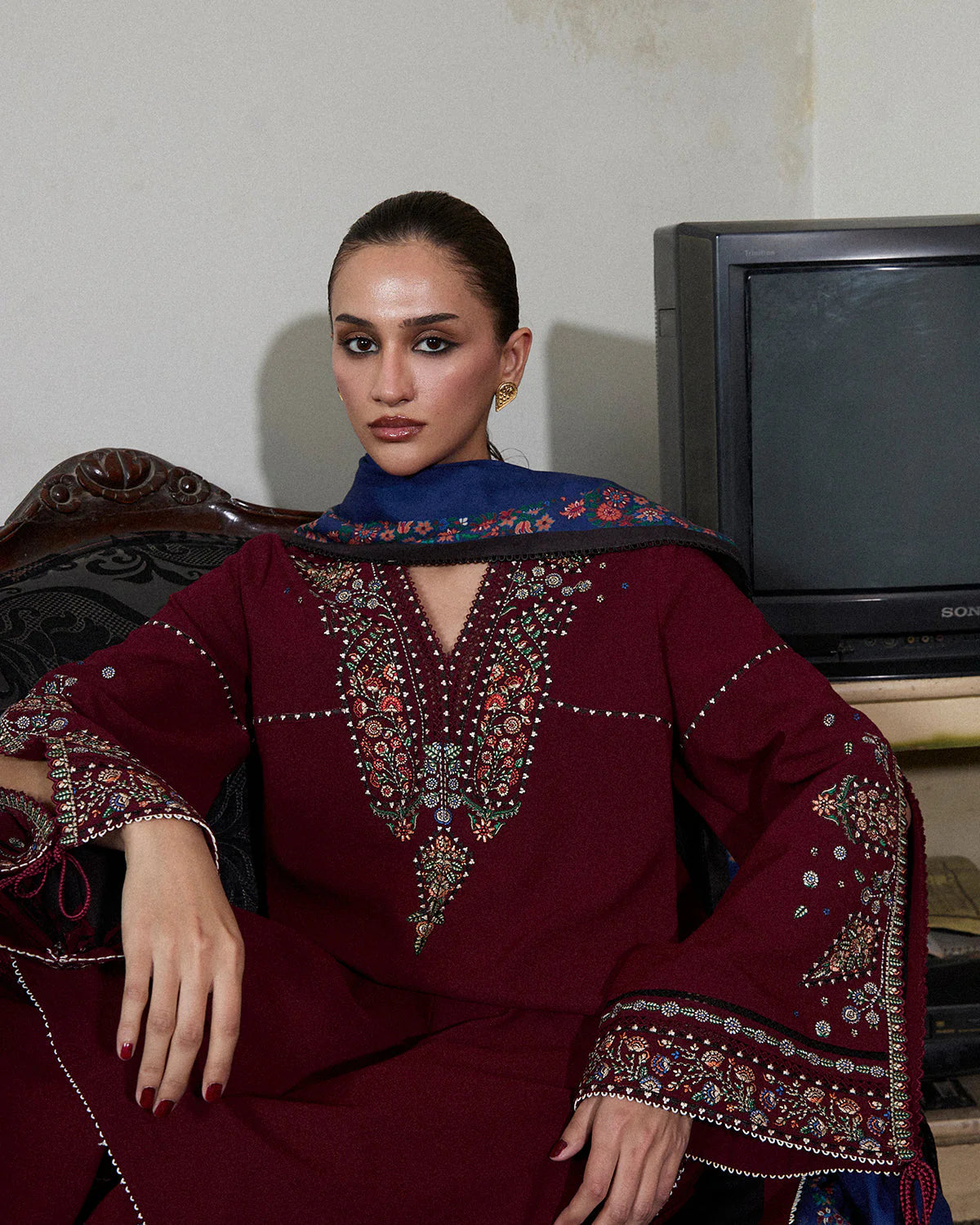 Rami | Karandi Unstitched, AW 25 - Edit III | Jugnu