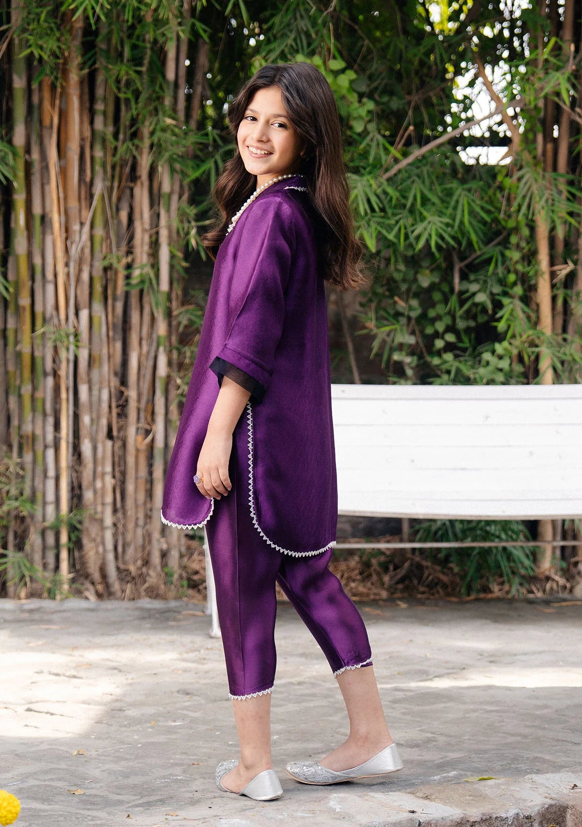 Emani Purple Kids | New Arrivals | Zainab Zulfiqar Kidswear