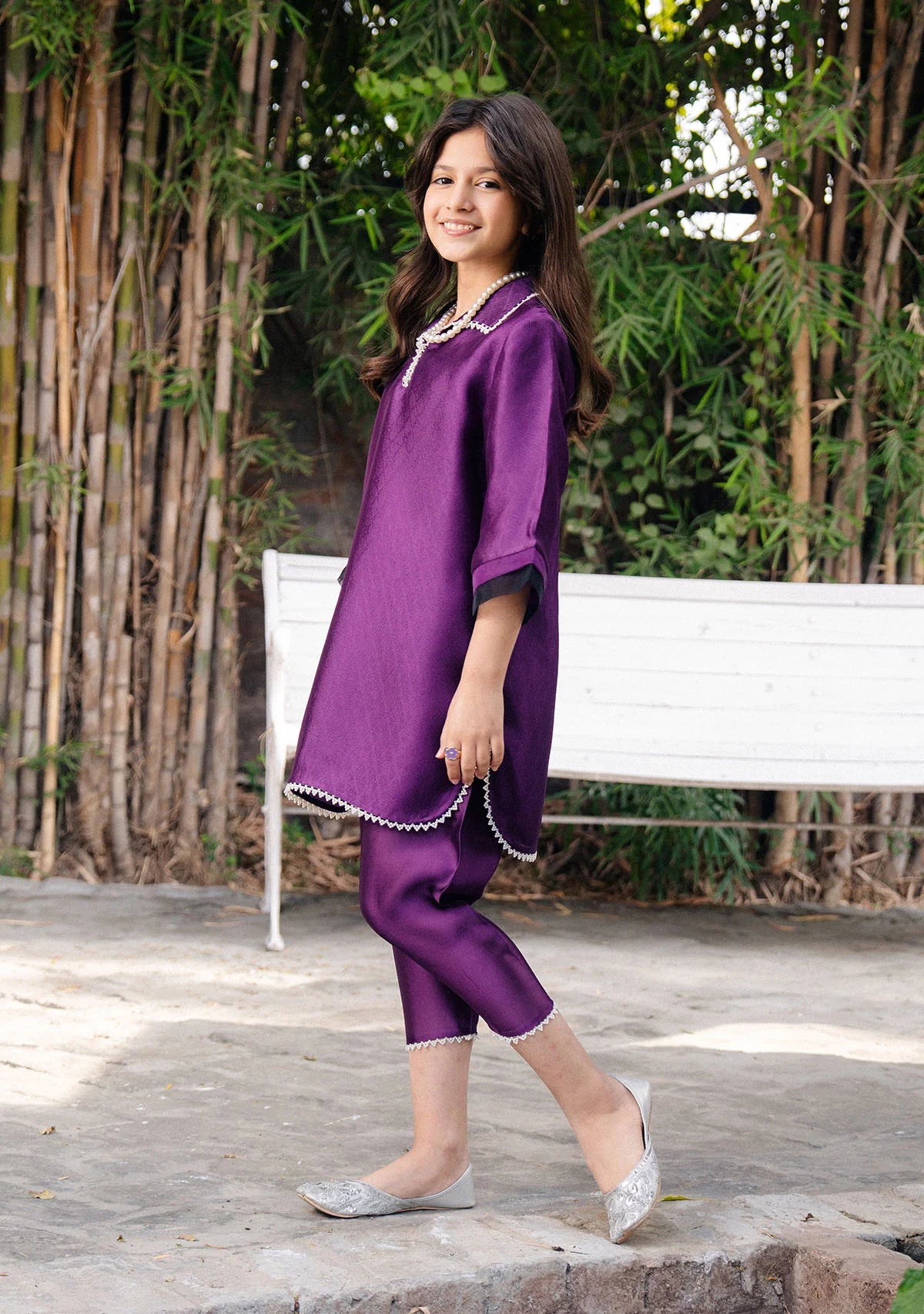 Emani Purple Kids | New Arrivals | Zainab Zulfiqar Kidswear