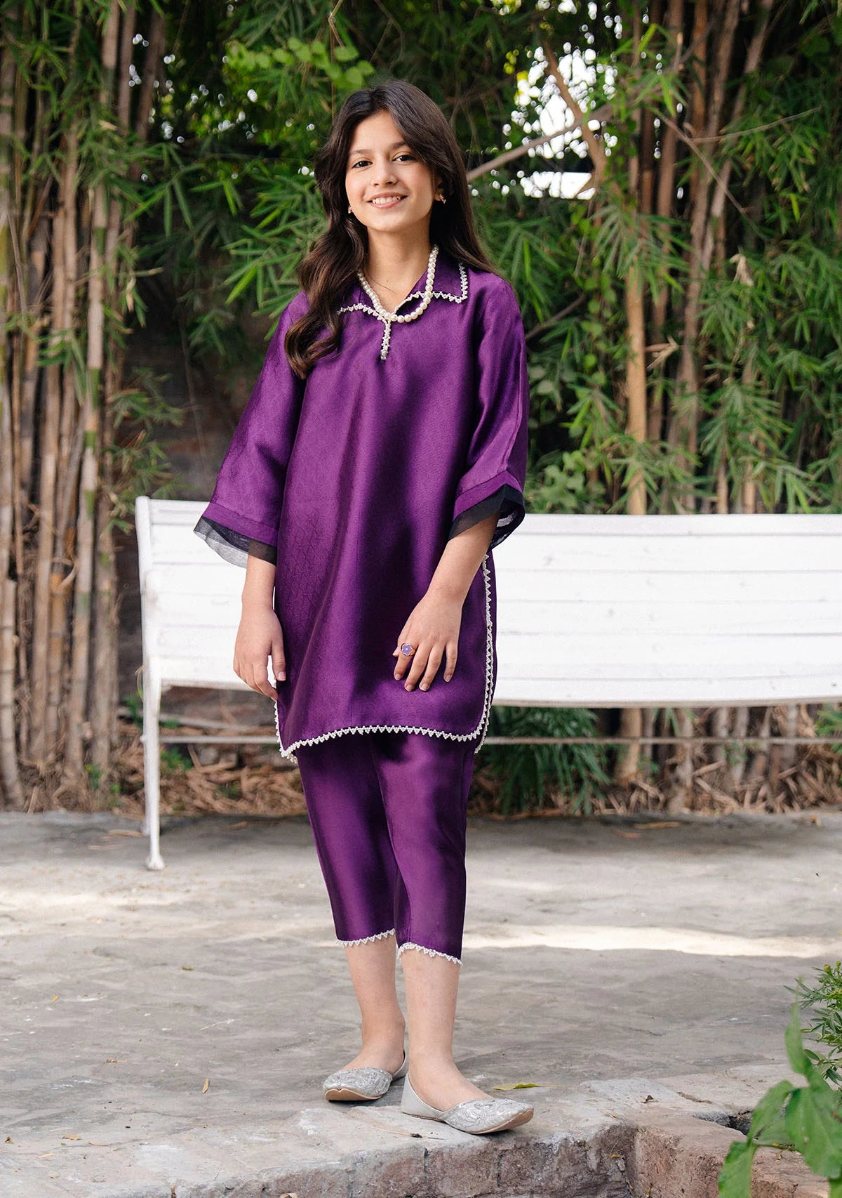 Emani Purple Kids | New Arrivals | Zainab Zulfiqar Kidswear