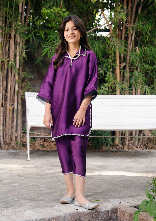 Emani Purple Kids | New Arrivals | Zainab Zulfiqar Kidswear