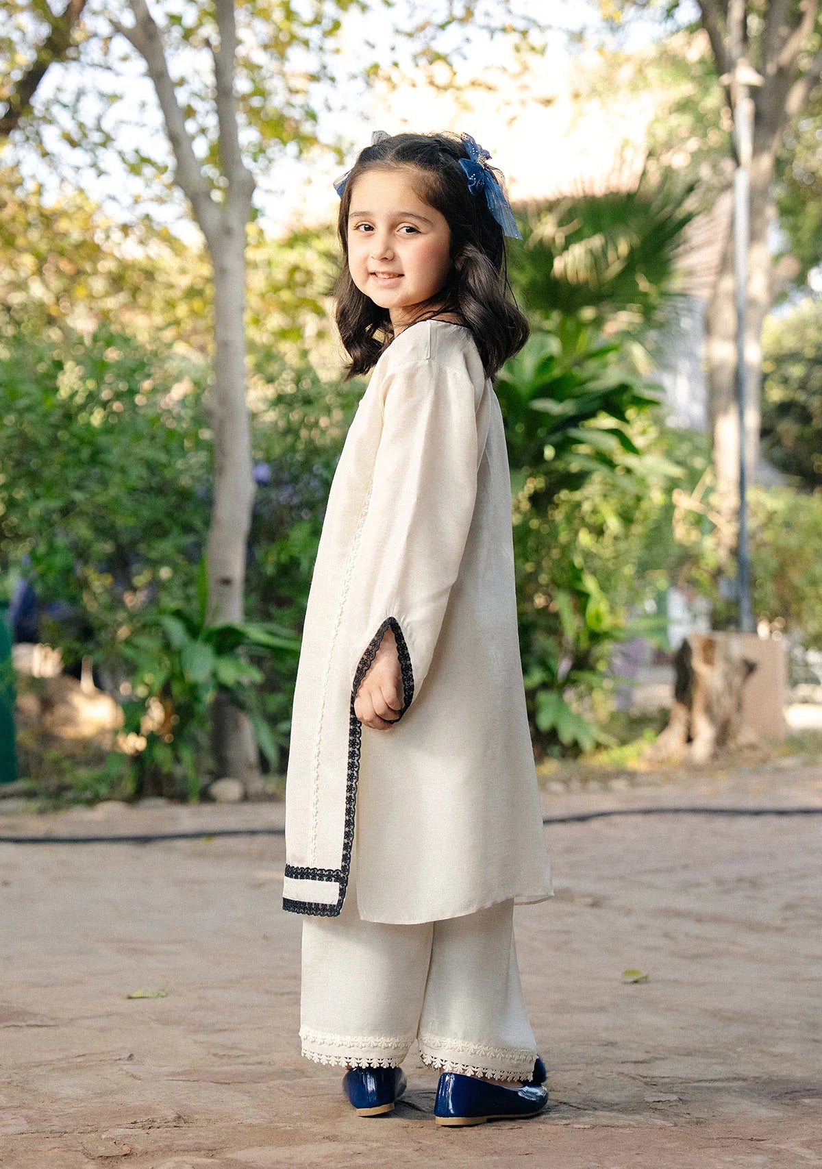 Tanaz White Kids | New Arrivals | Zainab Zulfiqar Kidswear