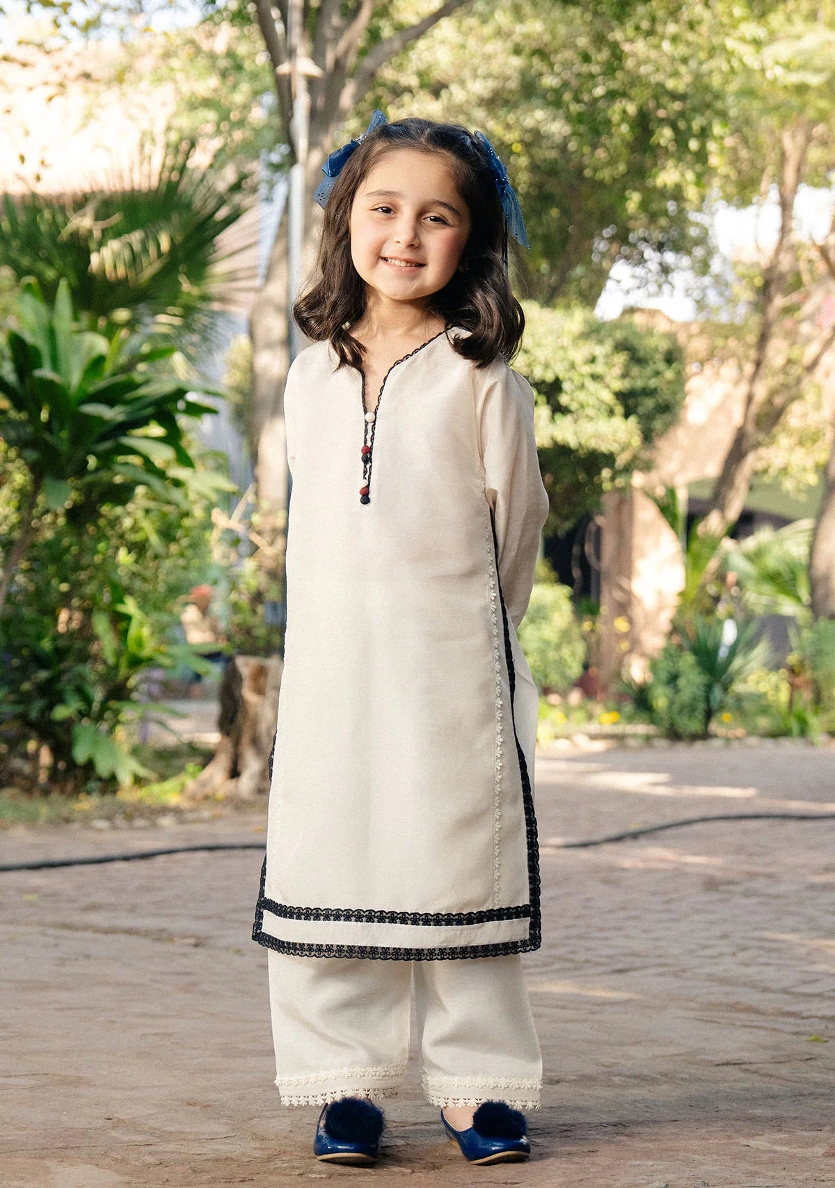 Tanaz White Kids | New Arrivals | Zainab Zulfiqar Kidswear