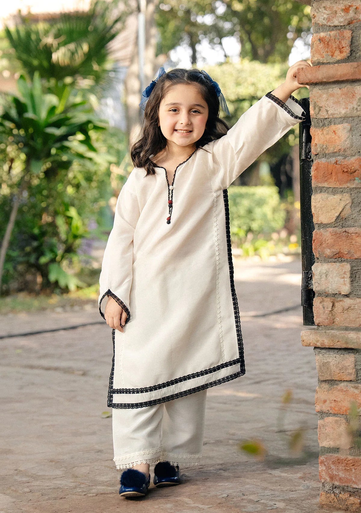 Tanaz White Kids | New Arrivals | Zainab Zulfiqar Kidswear
