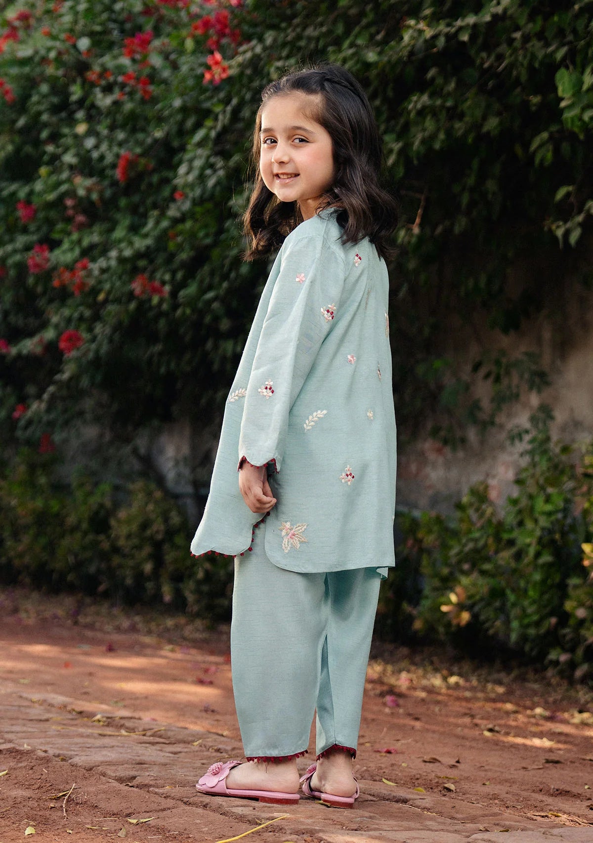 Mersana Sky Blue Kids | New Arrivals | Zainab Zulfiqar Kidswear