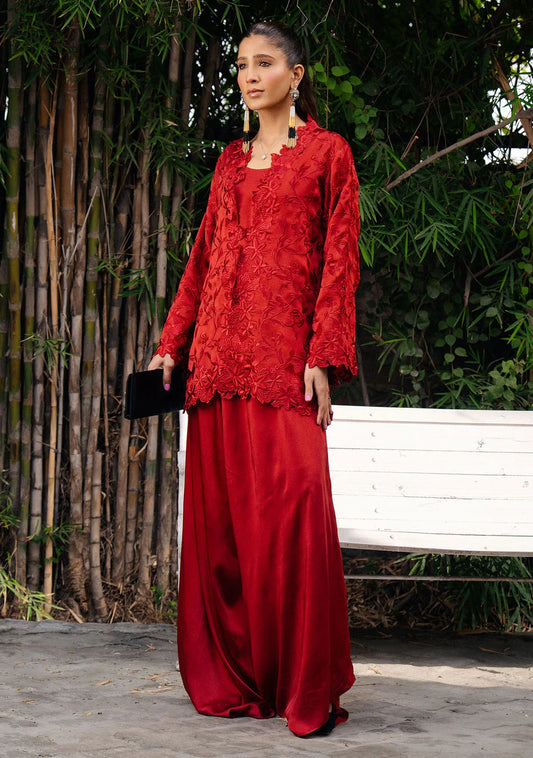 Arina Red | New Arrivals | Zainab Zulfiqar