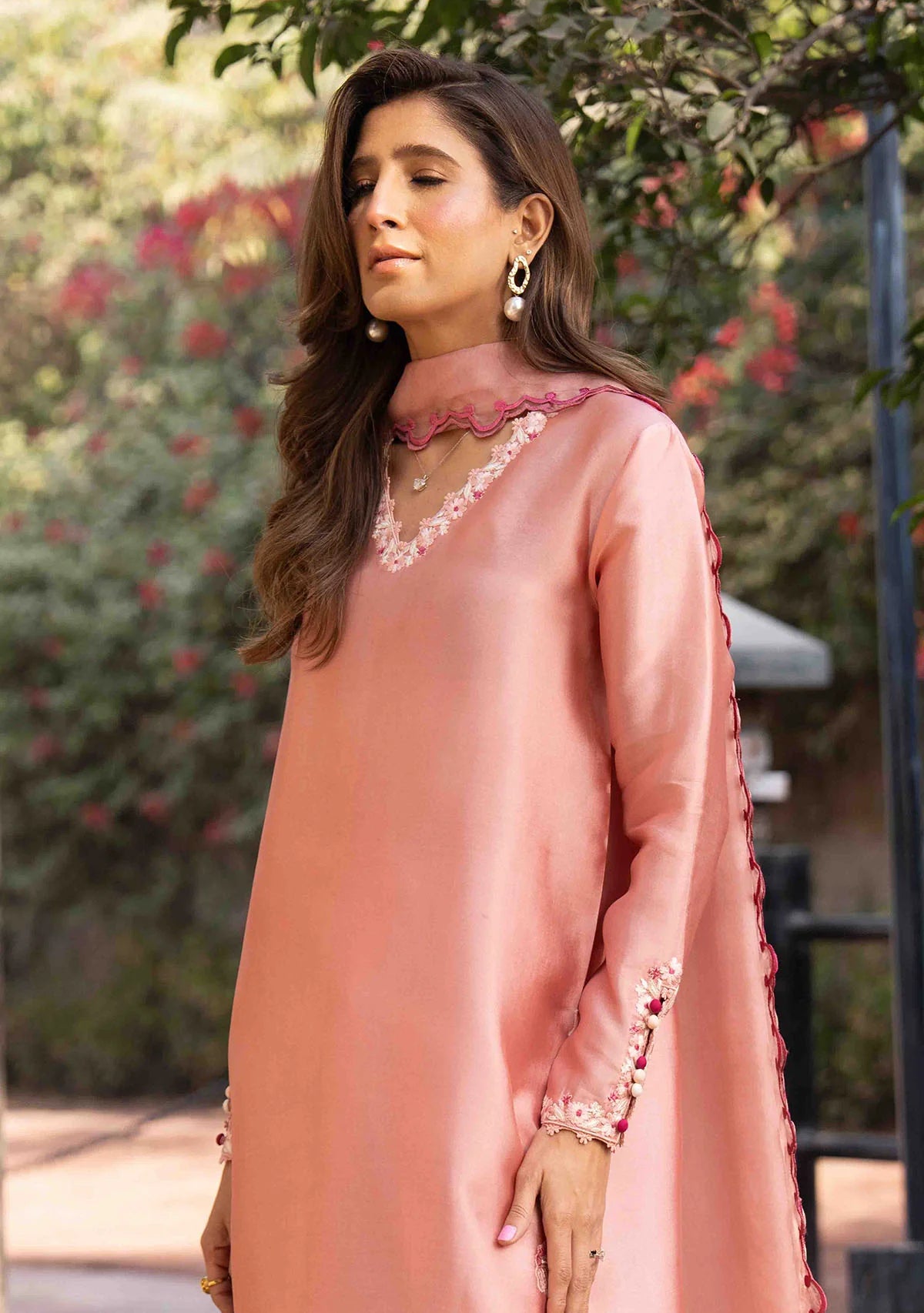 Naida Tea Pink | New Arrivals | Zainab Zulfiqar