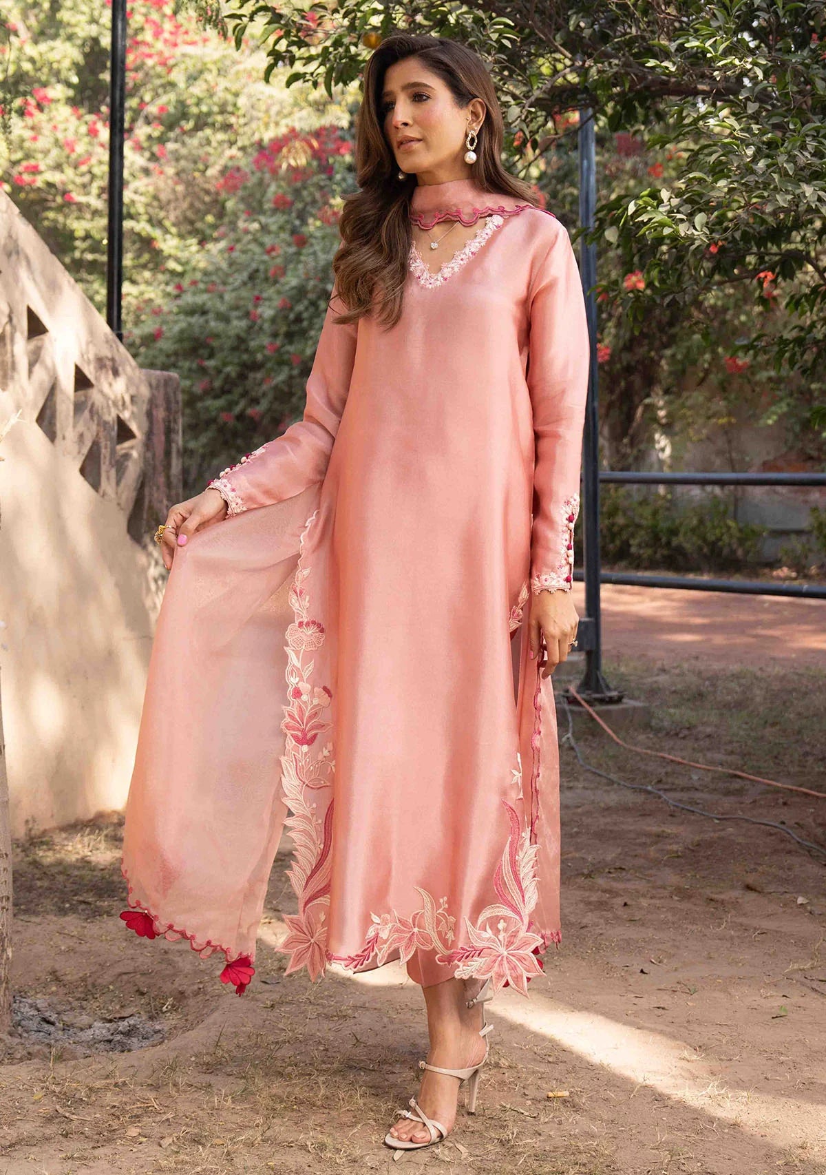 Naida Tea Pink | New Arrivals | Zainab Zulfiqar
