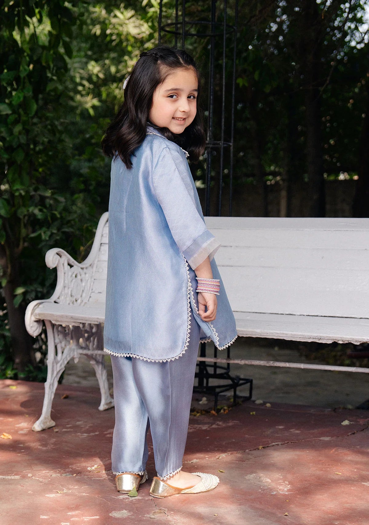 Emani Periwinkle Kids | New Arrivals | Zainab Zulfiqar Kidswear