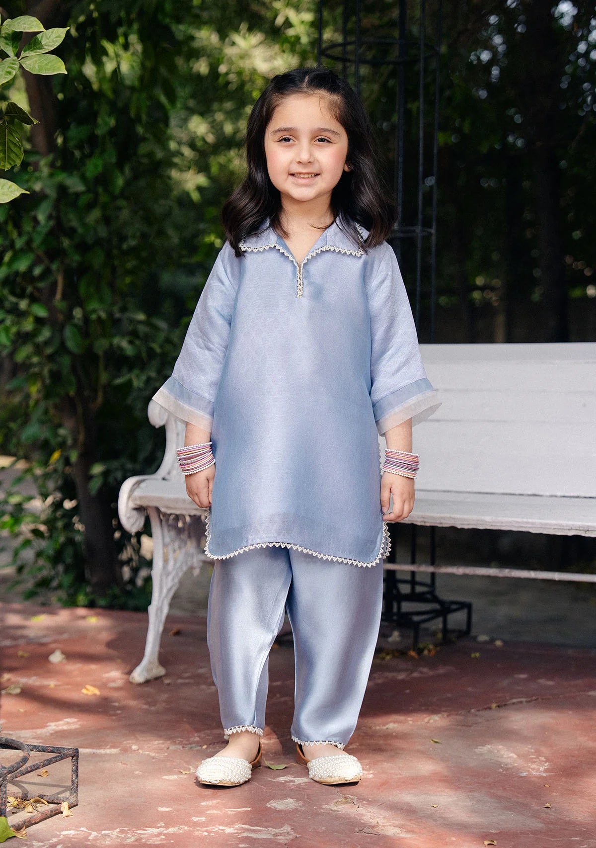 Emani Periwinkle Kids | New Arrivals | Zainab Zulfiqar Kidswear