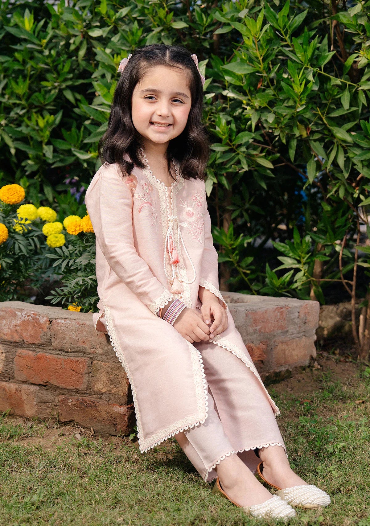 Kira Pink Kids | New Arrivals | Zainab Zulfiqar Kidswear