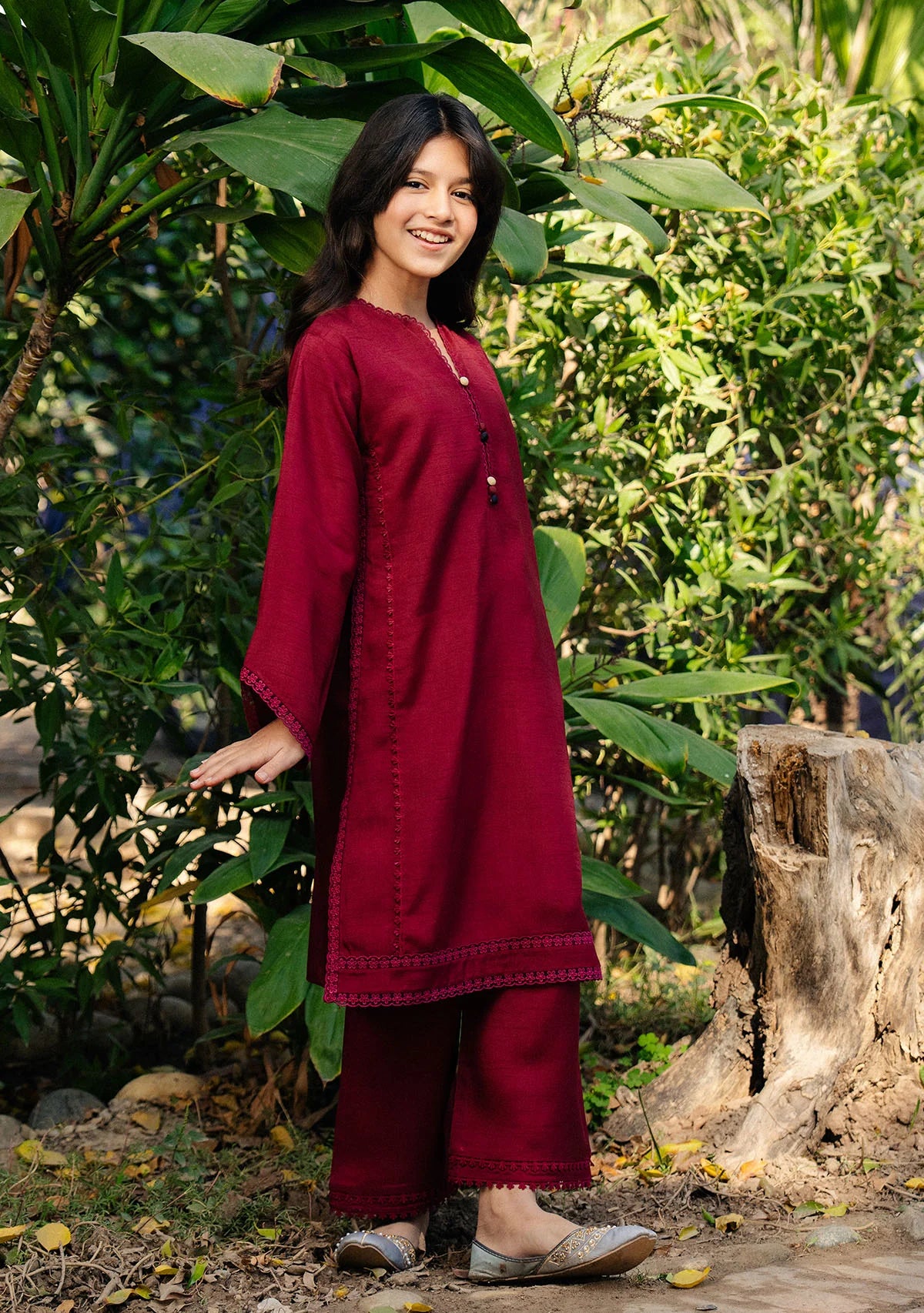 Tanaz Magenta Kids | New Arrivals | Zainab Zulfiqar Kidswear