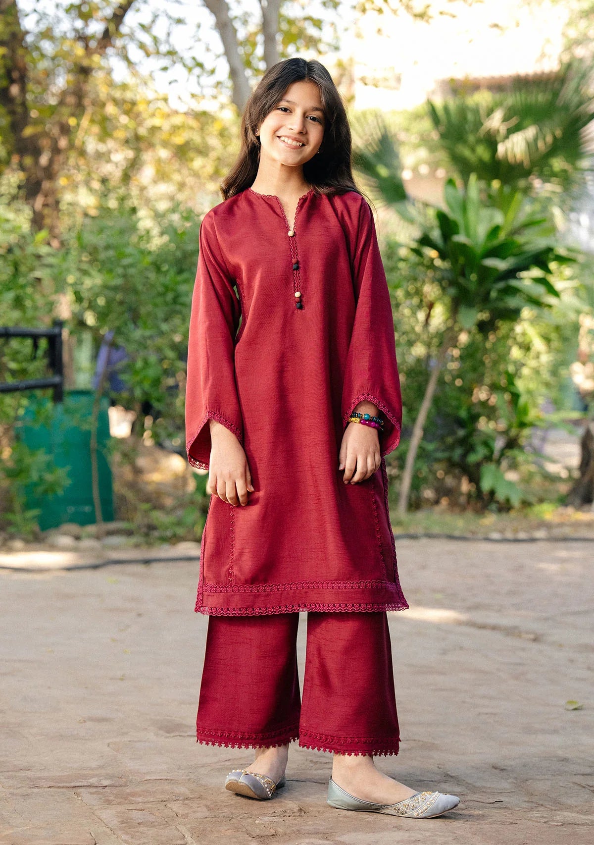 Tanaz Magenta Kids | New Arrivals | Zainab Zulfiqar Kidswear