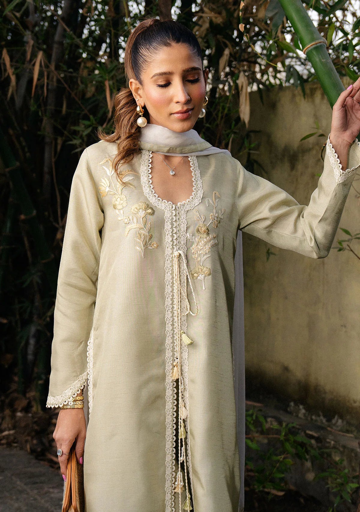 Kira Pistachio | New Arrivals | Zainab Zulfiqar