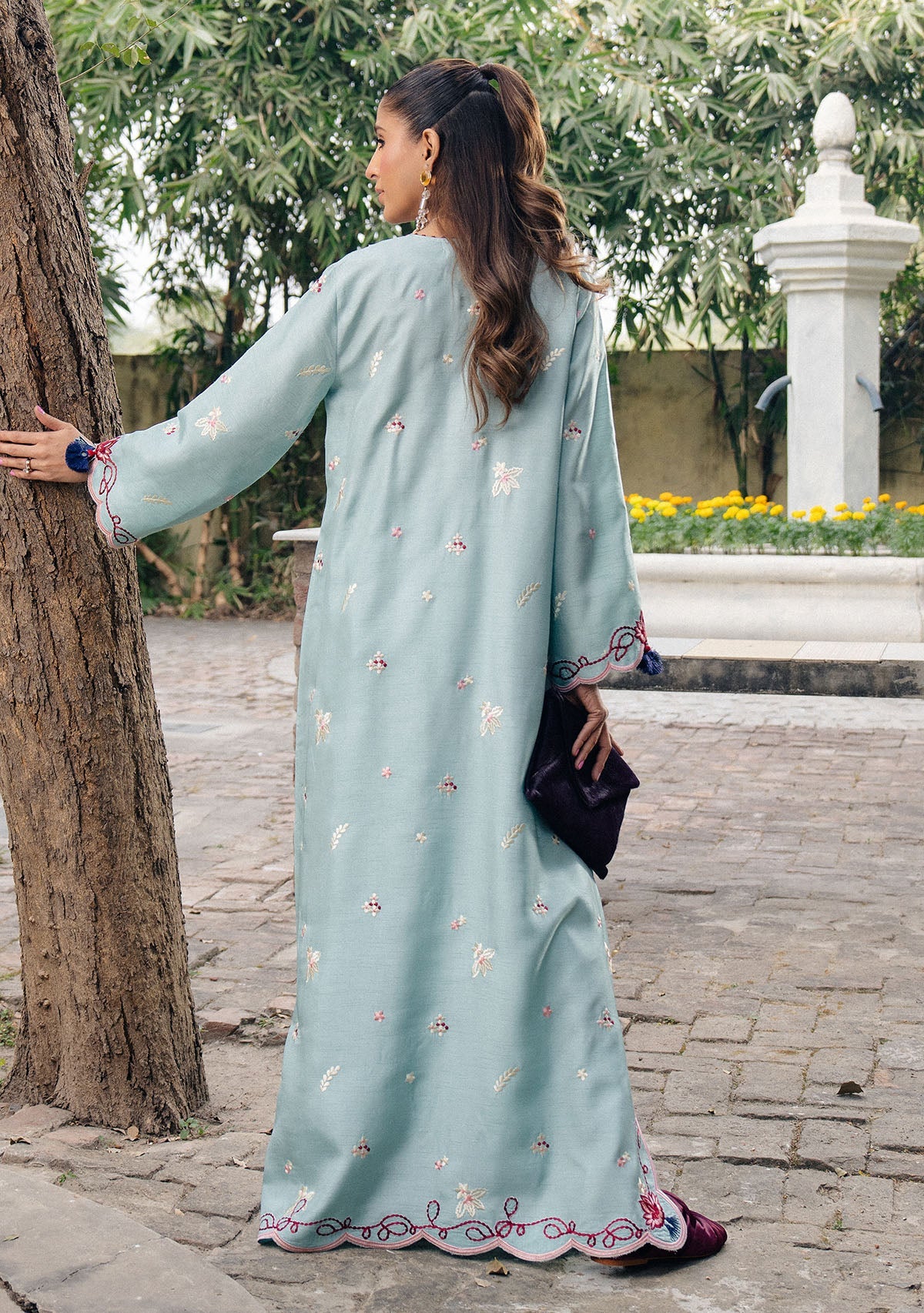 Mersana Sky Blue | New Arrivals | Zainab Zulfiqar