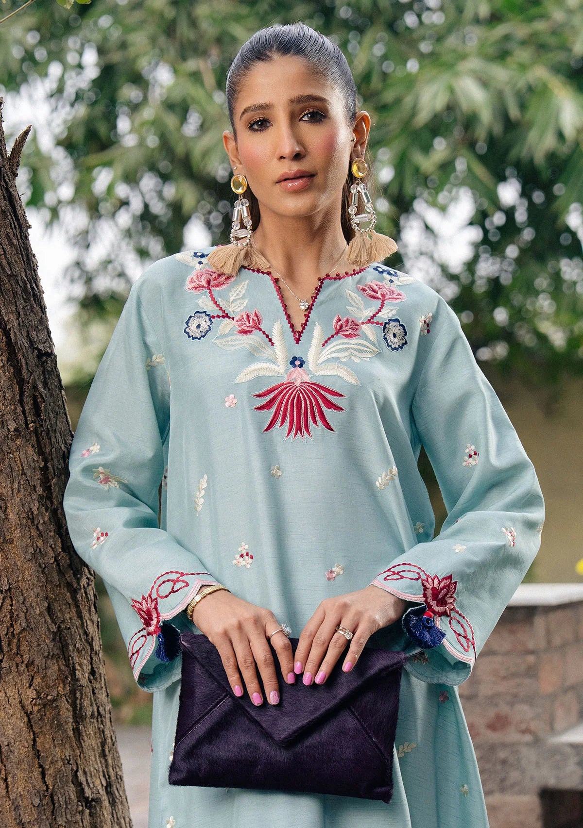 Mersana Sky Blue | New Arrivals | Zainab Zulfiqar