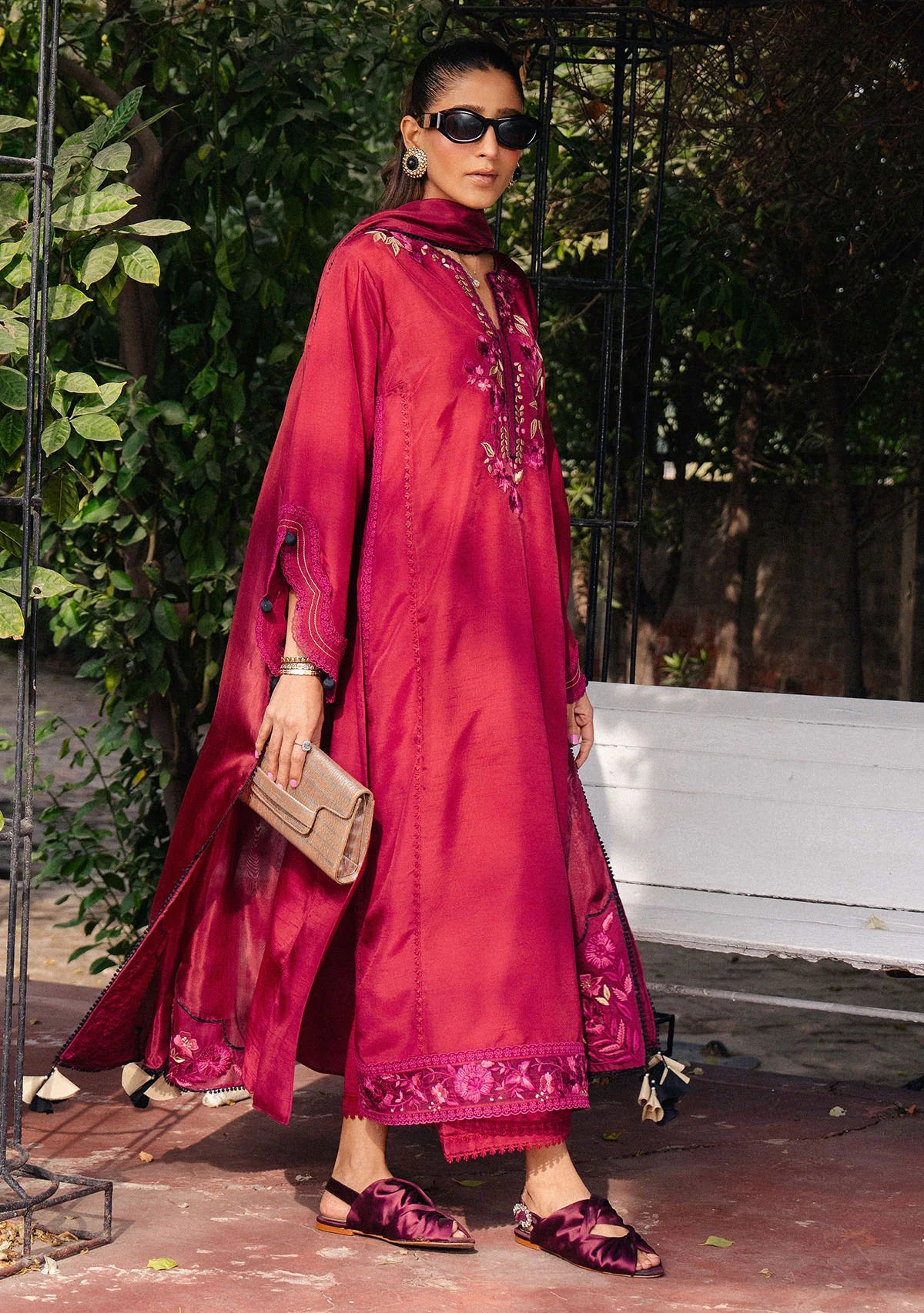 Tanaz Magenta | New Arrivals | Zainab Zulfiqar