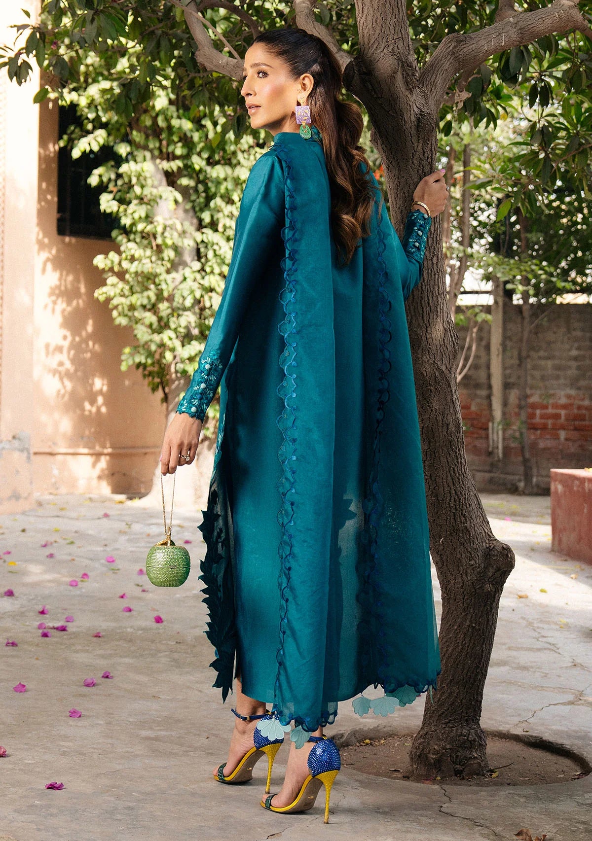 Naida Teal | New Arrivals | Zainab Zulfiqar
