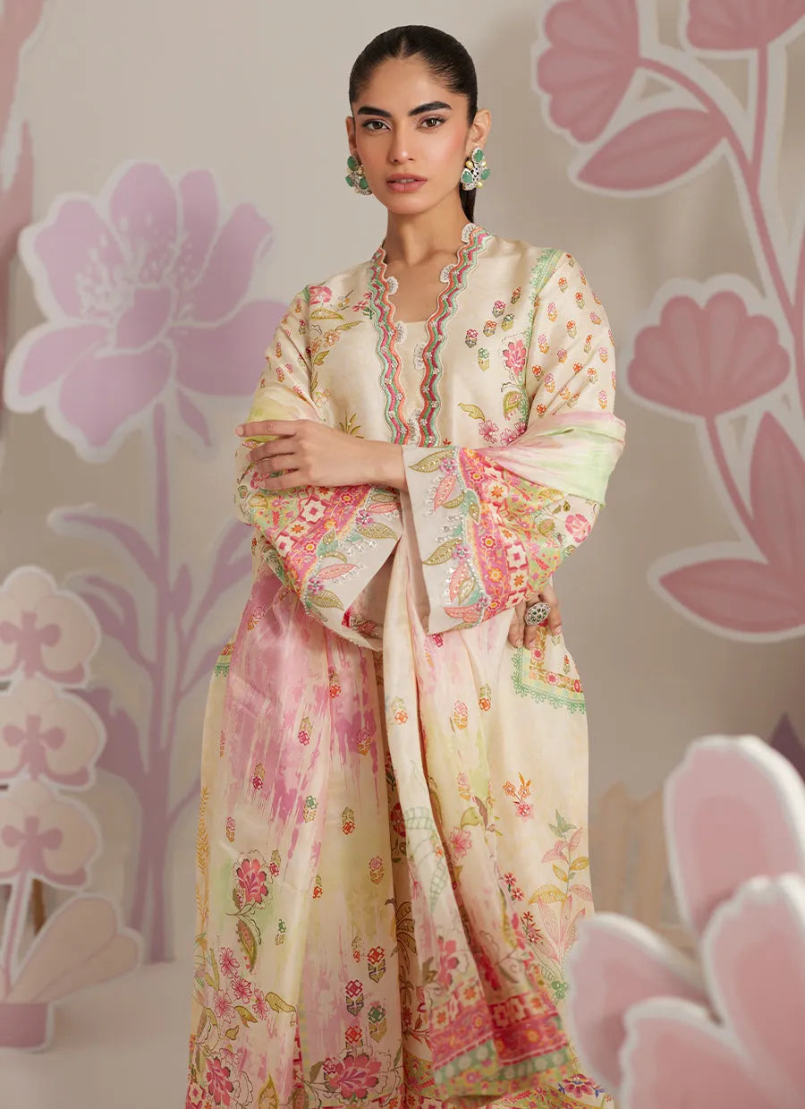 Zelara Shirt And Dupatta | Ramadan Eid Frou Frou '26 | FARAH TALIB AZIZ