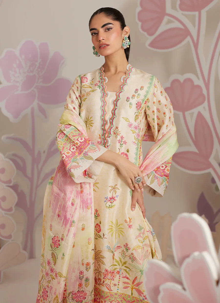 Zelara Shirt And Dupatta | Ramadan Eid Frou Frou '26 | FARAH TALIB AZIZ