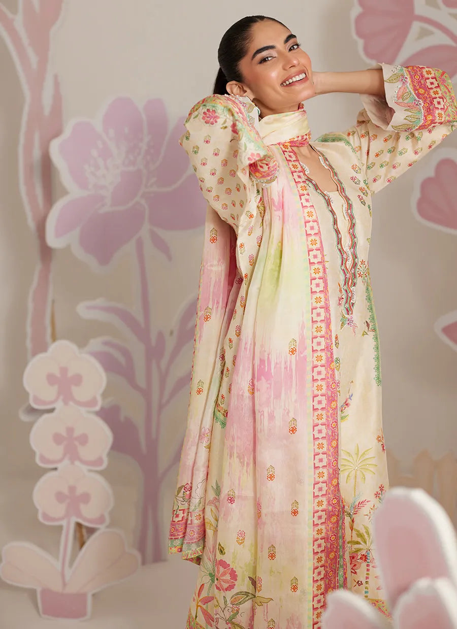 Zelara Shirt And Dupatta | Ramadan Eid Frou Frou '26 | FARAH TALIB AZIZ